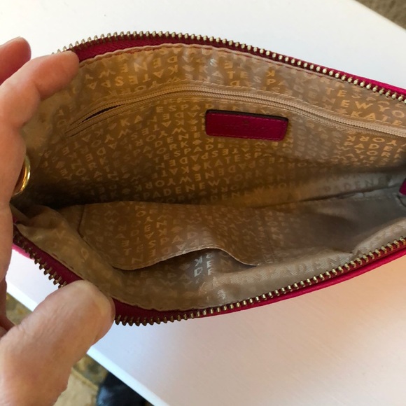 Kate Spade hot pink shoulder bag. - Picture 4 of 4